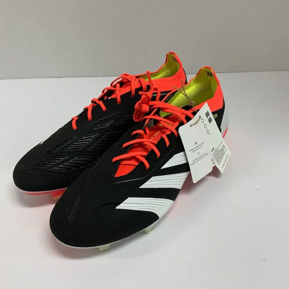 Adidas Predator Elite Low FG Solar Energy Pack IE1802 Size 9 Black Soccer Cleats